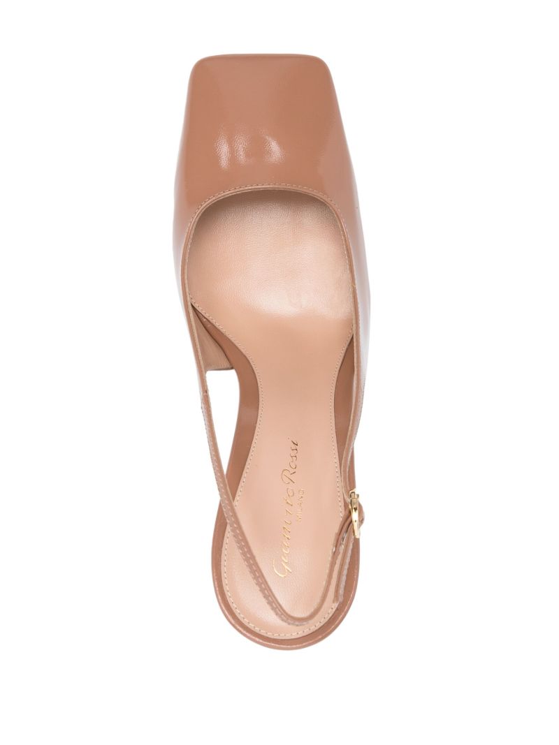 Brown Christina 95 Leather Pumps