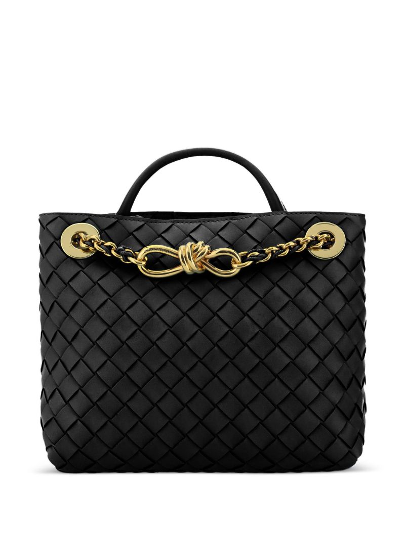 Black Andiamo Leather Two-way Handbag