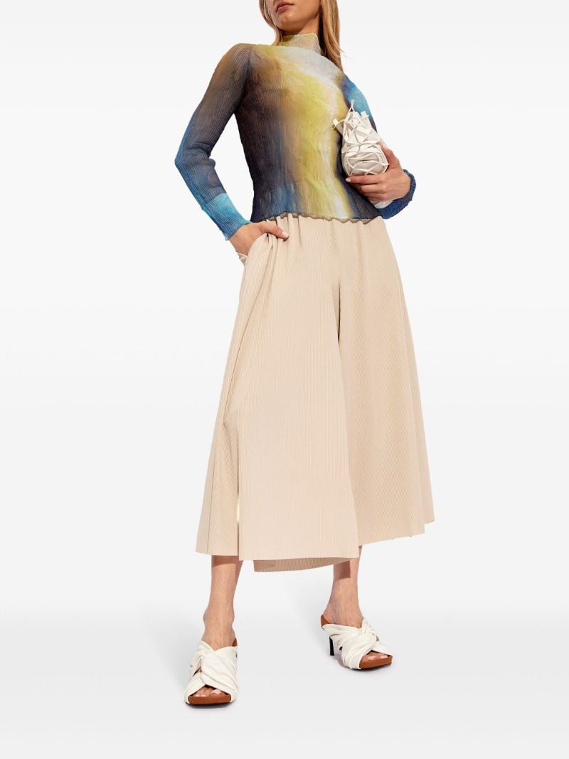 Yellow Light Leak Chiffon Twist Top