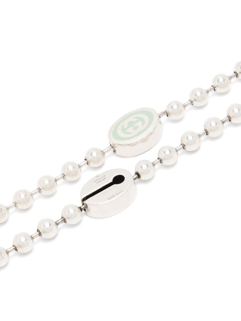 Sterling Silver Interlocking G Necklace