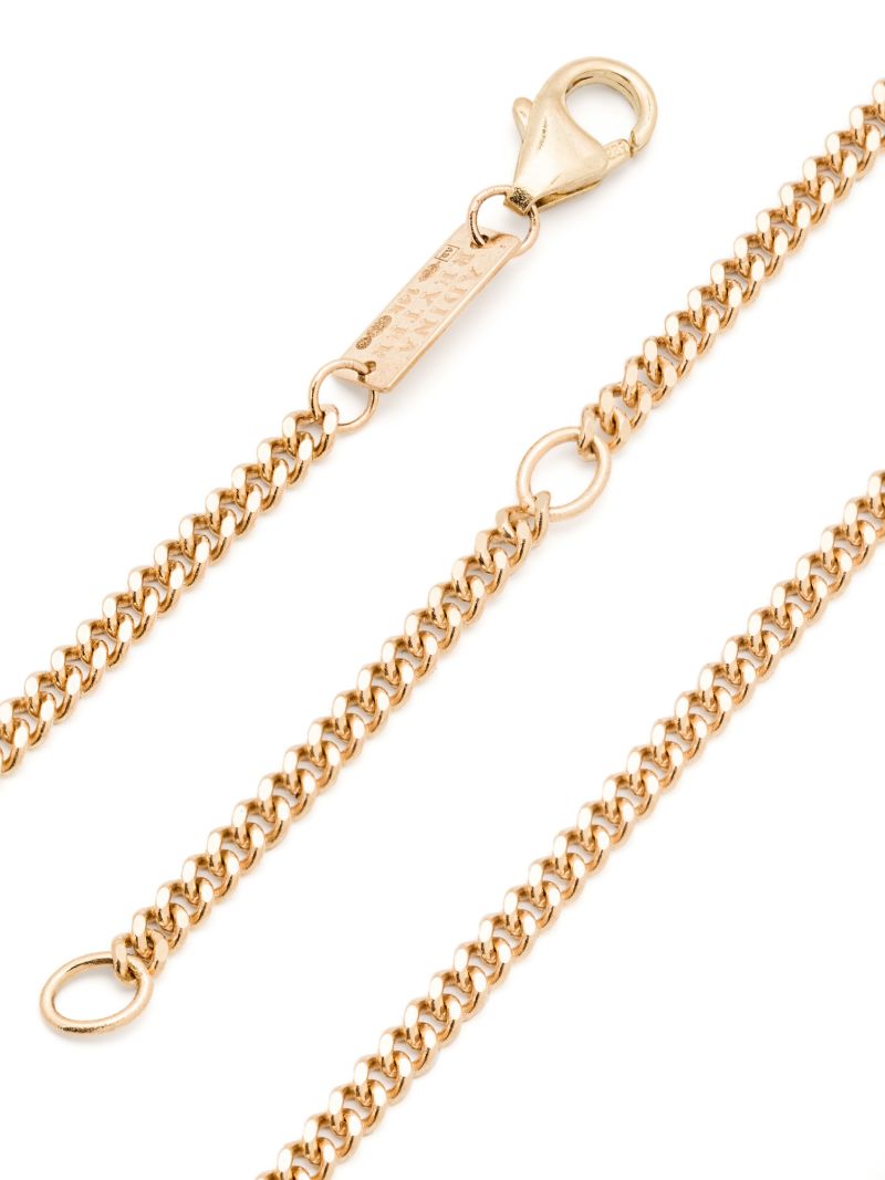 14k Yellow Gold Diamond Necklace