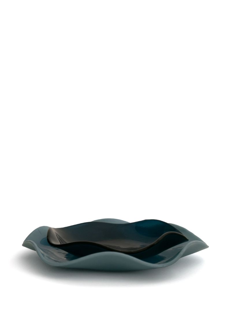 Curved Edge Glass Plate (19cm)