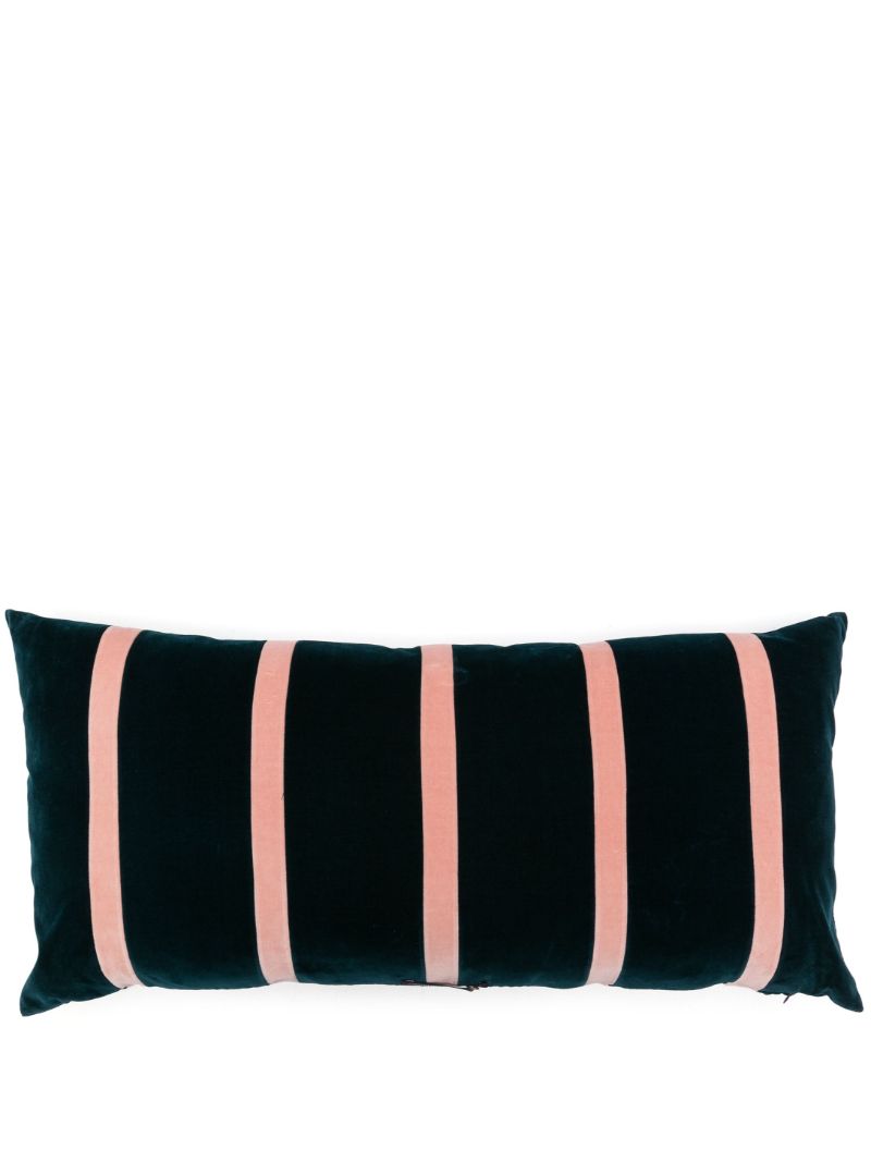 Blue Pippa Velvet Cushion