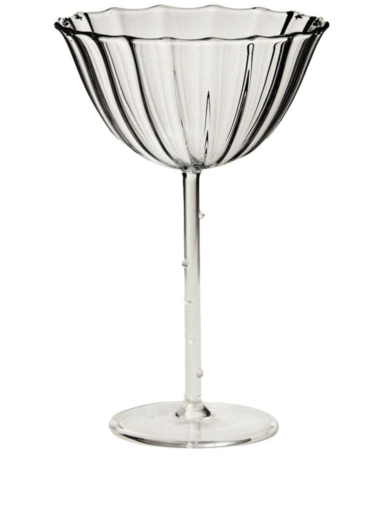 Ribbed Effect Set of Four Glasses