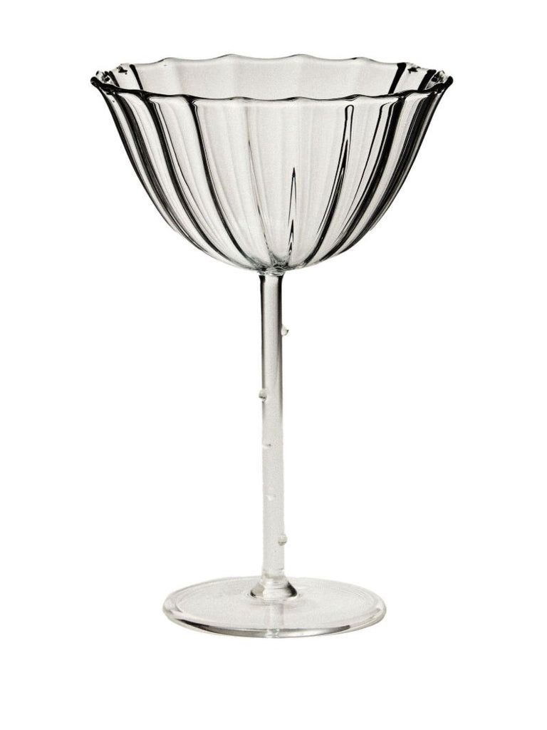 Ribbed Effect Set of Four Glasses