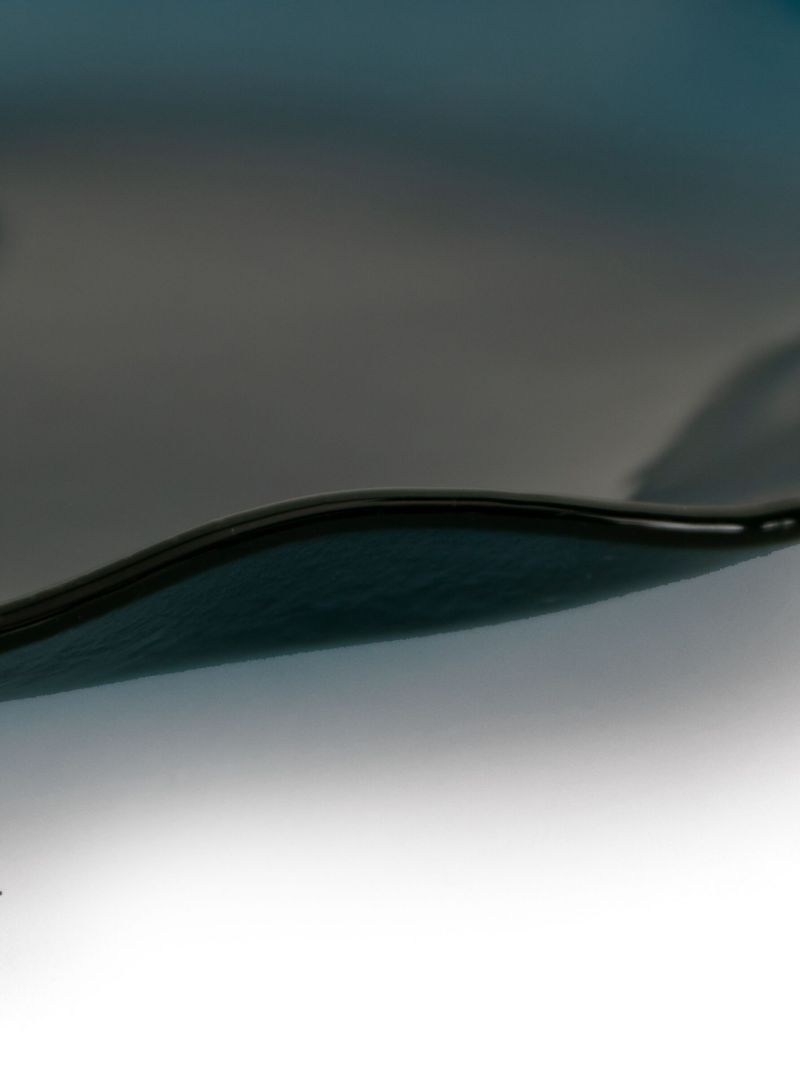 Curved Edge Glass Plate (24cm)