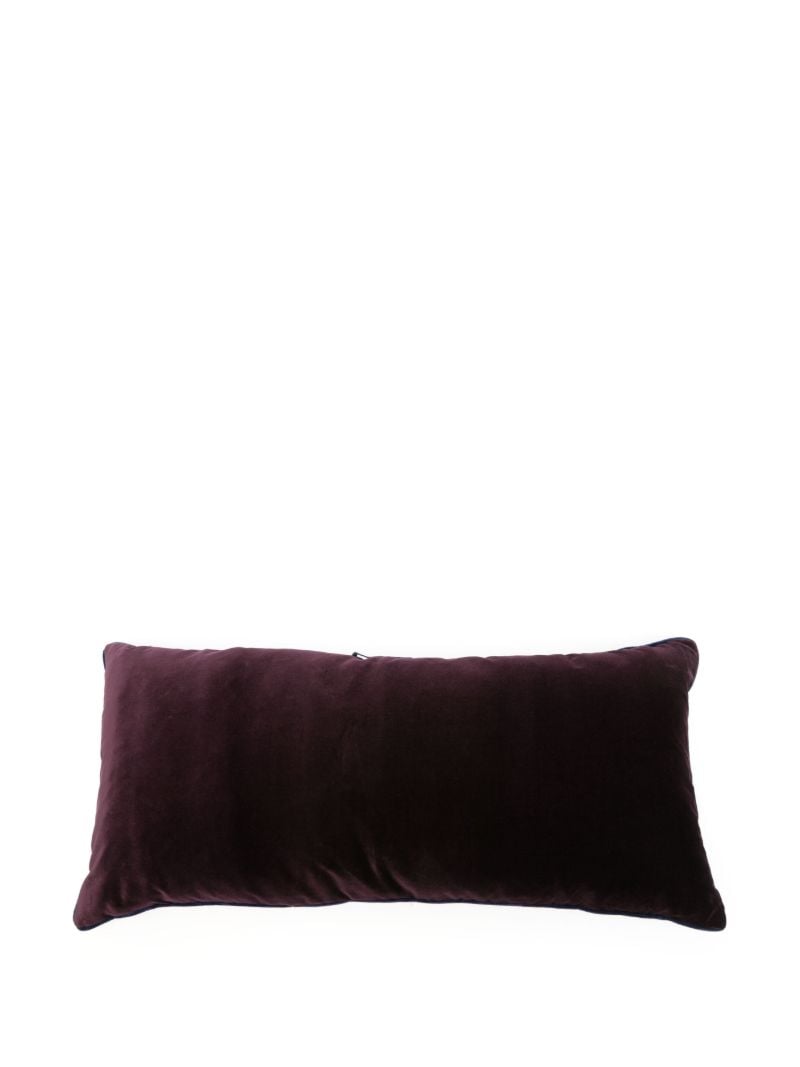 Pink Lily Velvet Cushion
