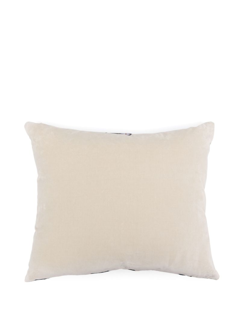 Blue Layla Velvet Cushion
