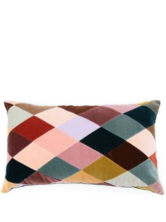 Pink Emma Velvet Cushion