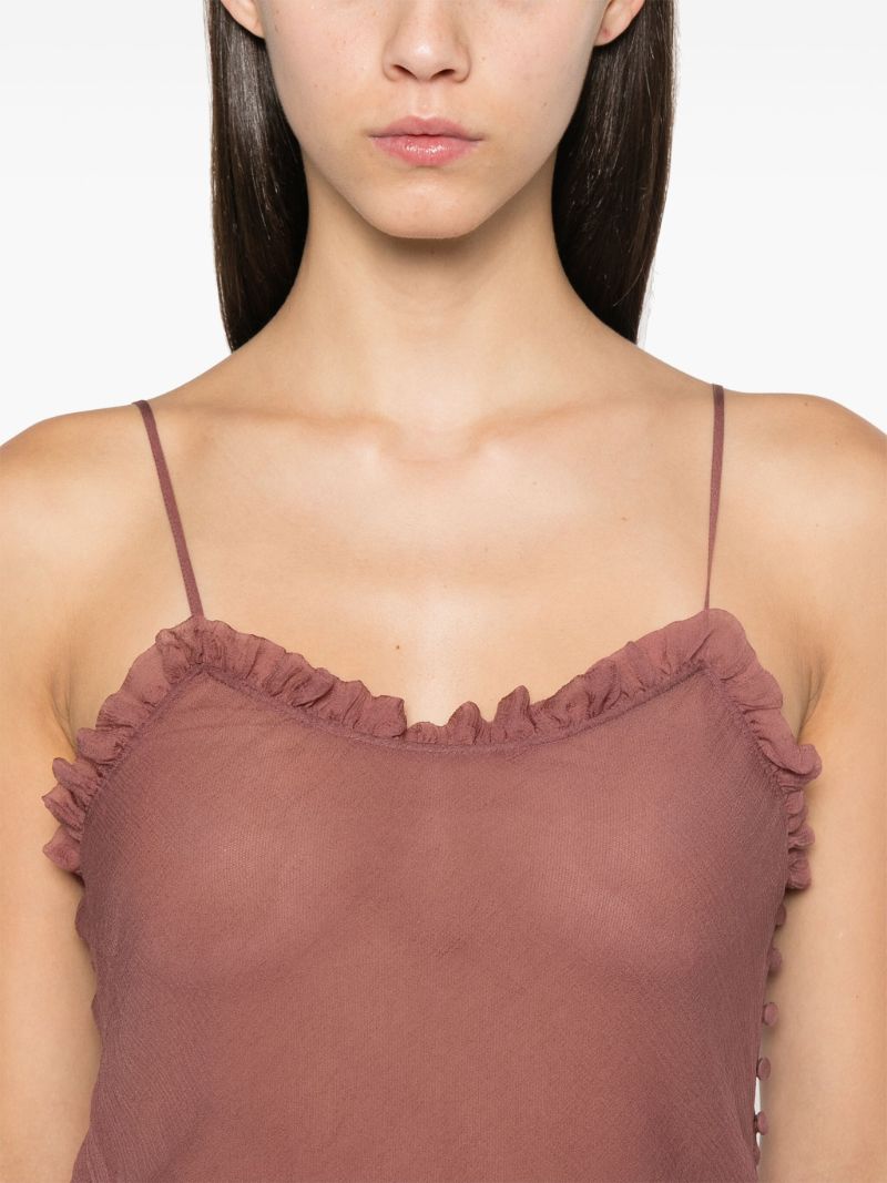 Ruffled Tank Top