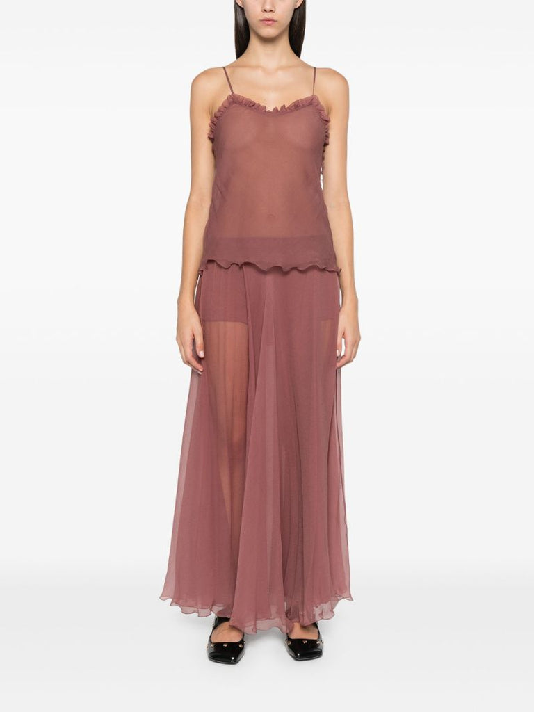 Ruffled Tank Top