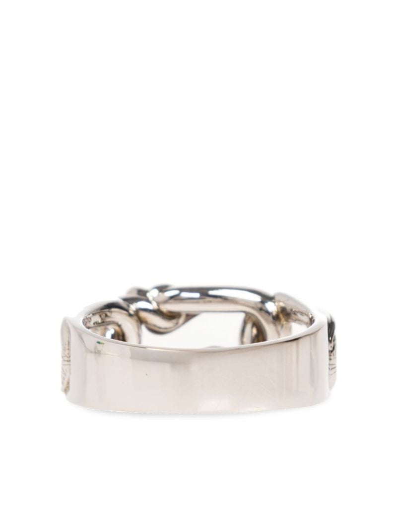 Snake & Skull Chain Ring