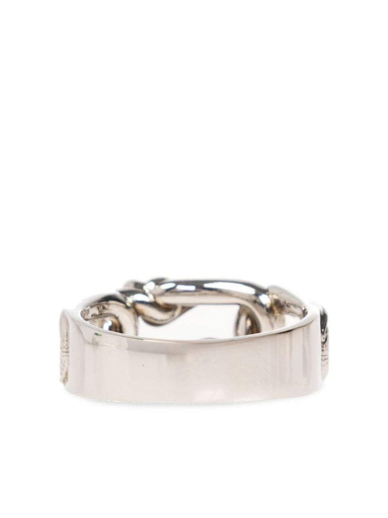 Snake & Skull Chain Ring