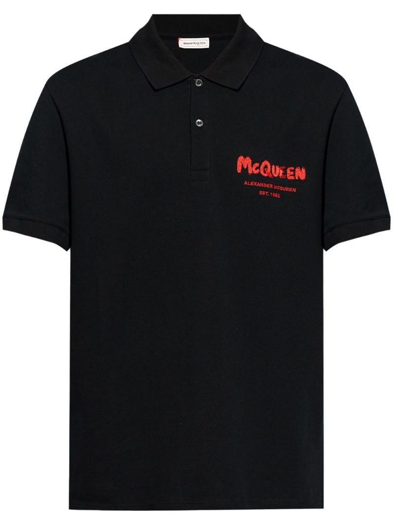 Mcqueen Graffiti Polo Shirt