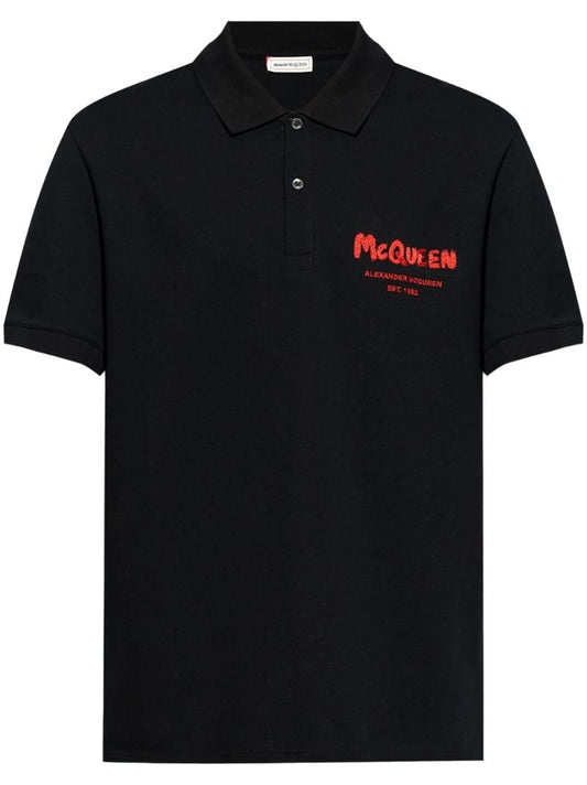 Mcqueen Graffiti Polo Shirt