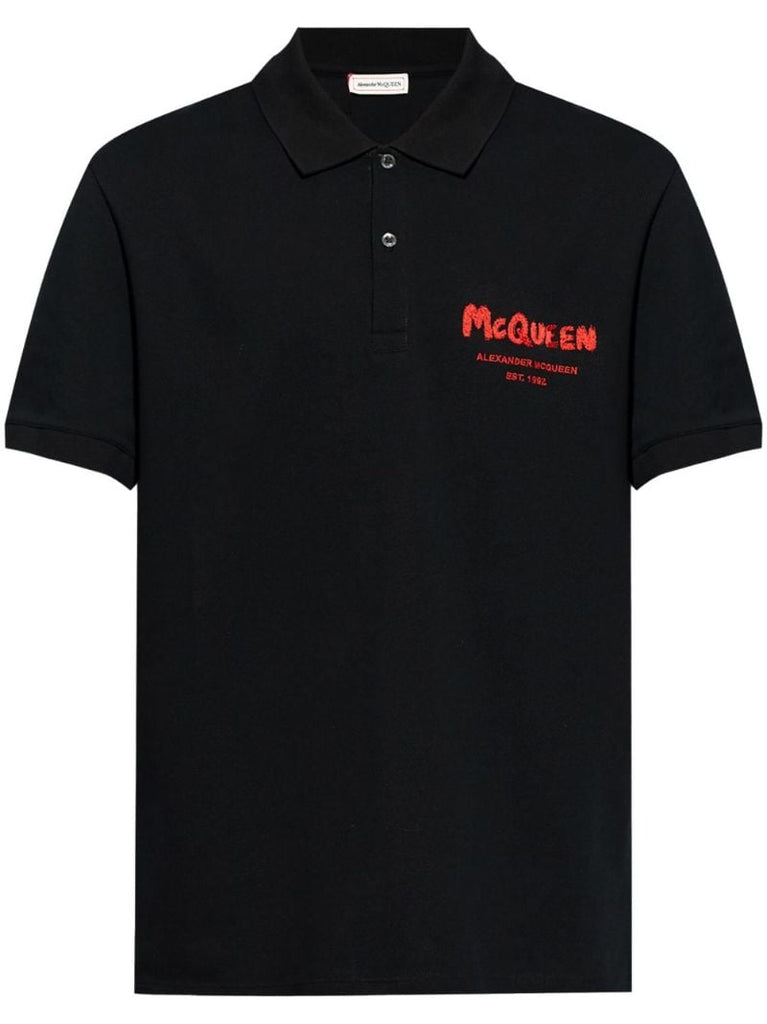 Mcqueen Graffiti Polo Shirt