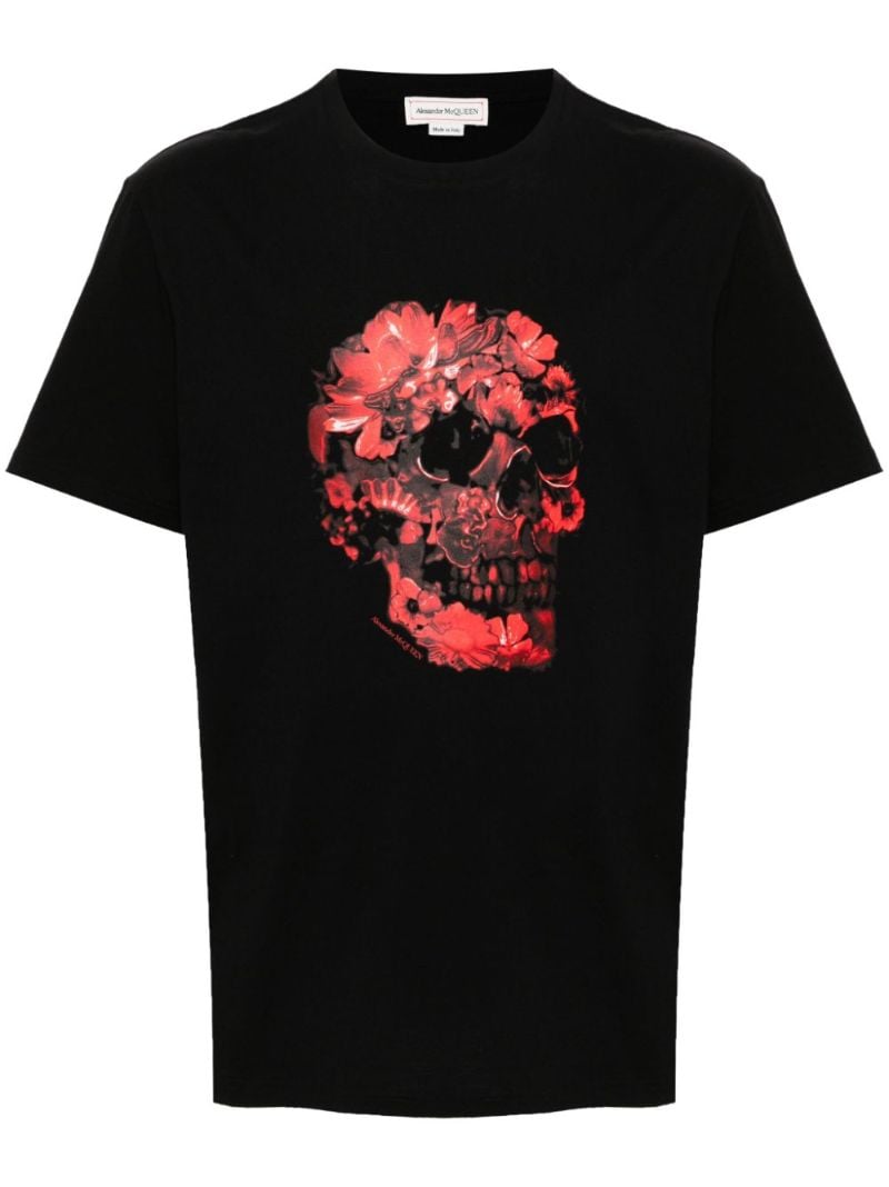 Wax Flower Skull T-shirt
