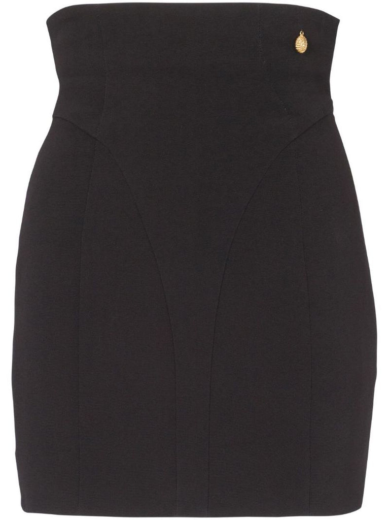 Black Lion Head Mini Skirt