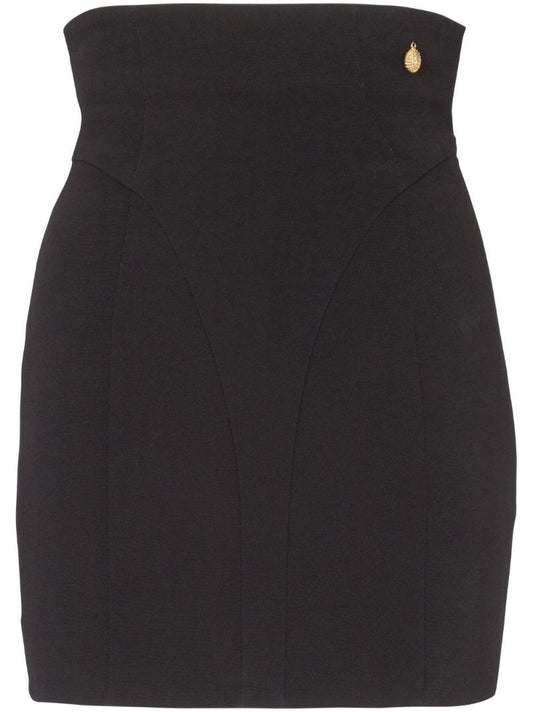 Black Lion Head Mini Skirt