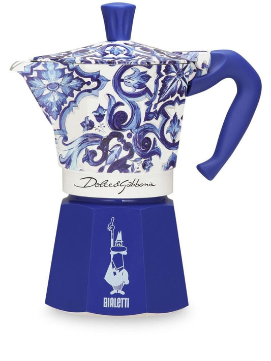 Blue X Bialetti Moka Express Large Coffee Pot