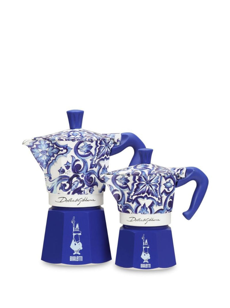 Blue X Bialetti Moka Express Large Coffee Pot