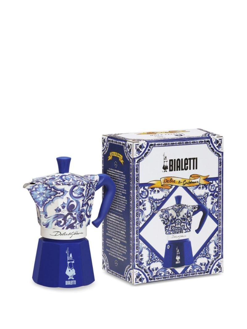 Blue X Bialetti Moka Express Large Coffee Pot