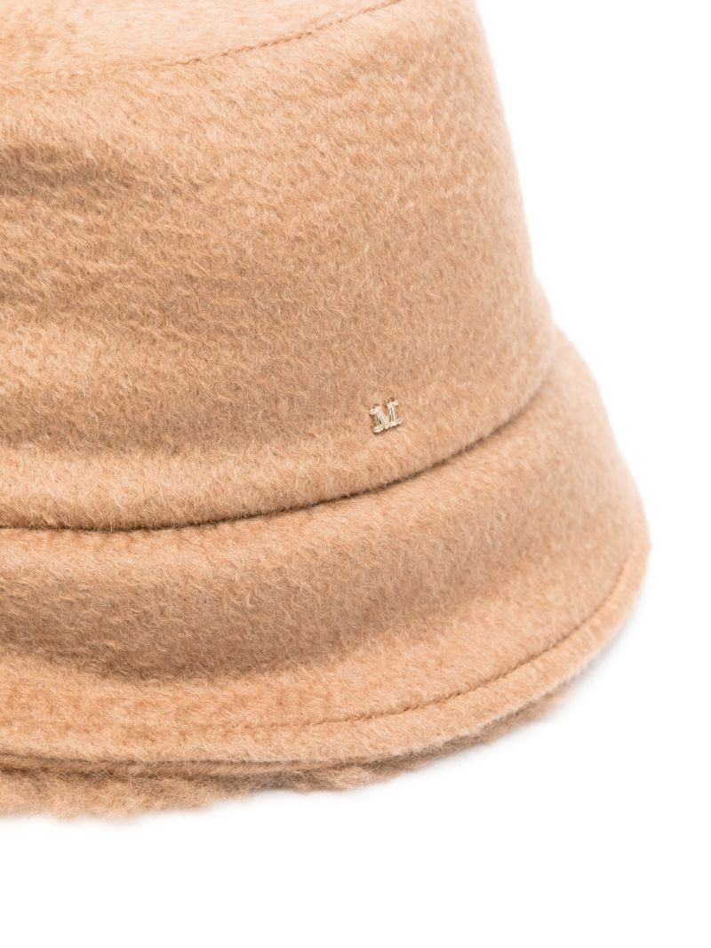 Brown Brushed Bucket Hat