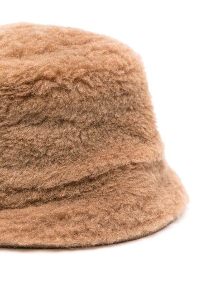 Brown Brushed Bucket Hat