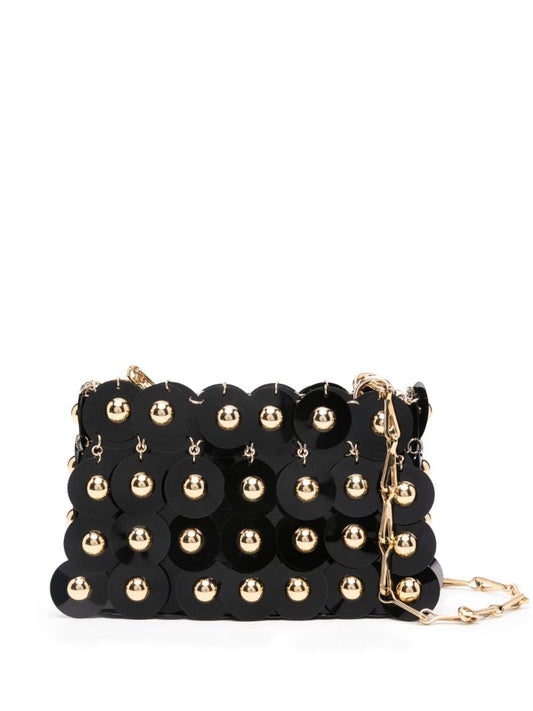 Black Pailette Shoulder Bag