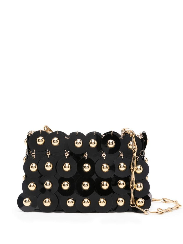 Black Pailette Shoulder Bag