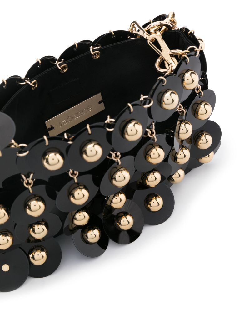 Black Pailette Shoulder Bag