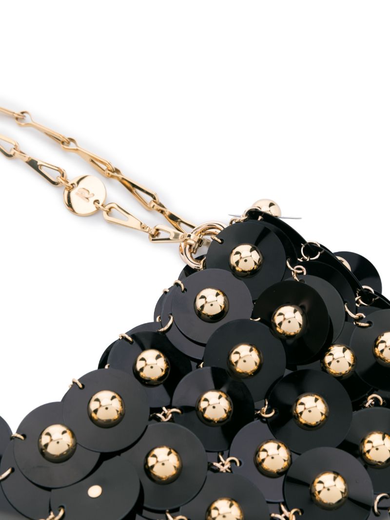 Black Pailette Shoulder Bag
