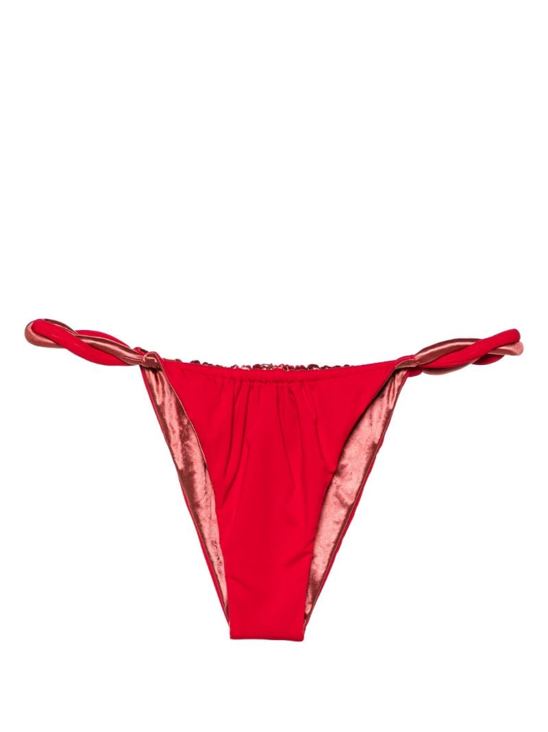 Red Reversible Bikini Bottoms