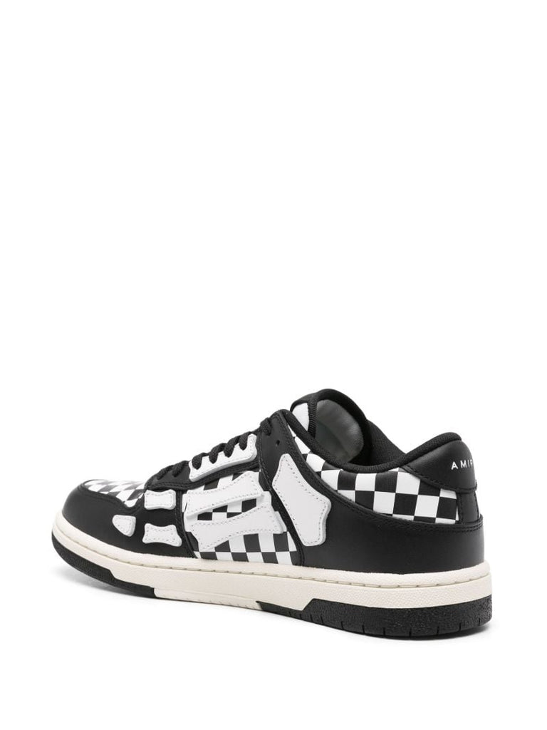 Black Skel Top Low Leather Sneakers