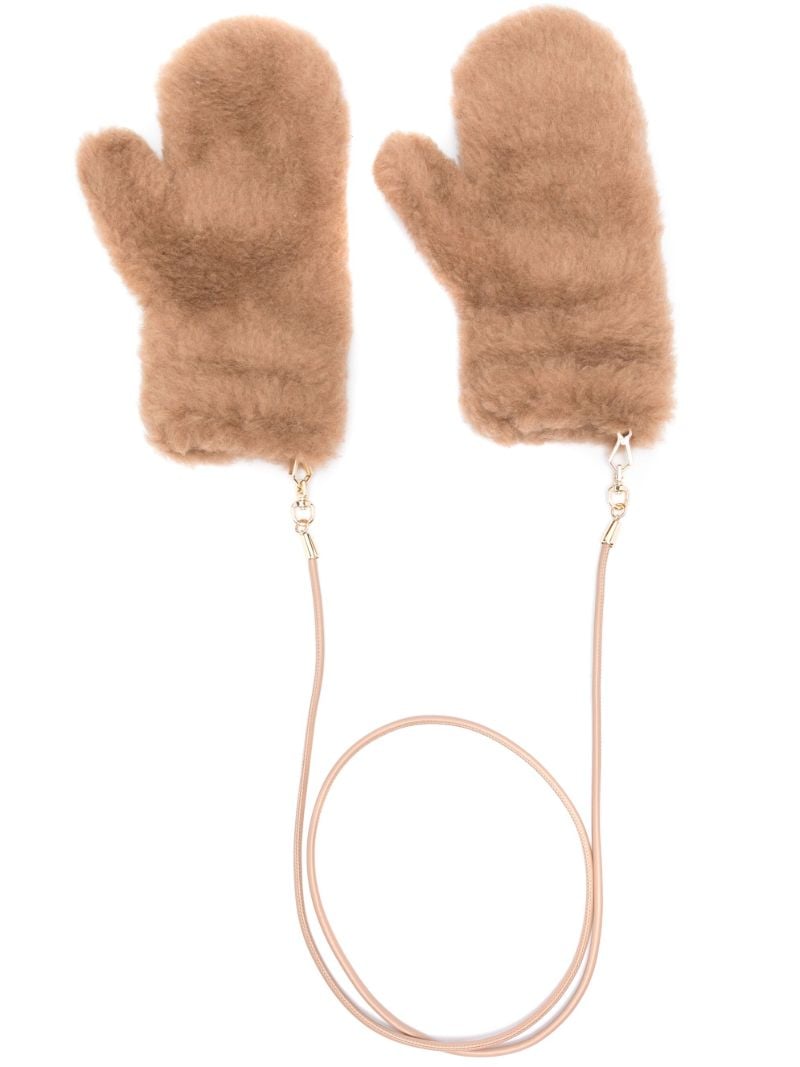 Brown Brushed Gloves