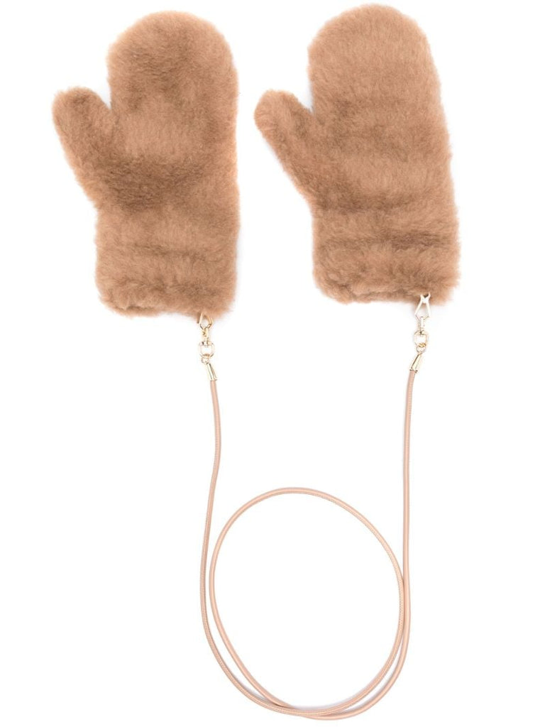 Brown Brushed Gloves