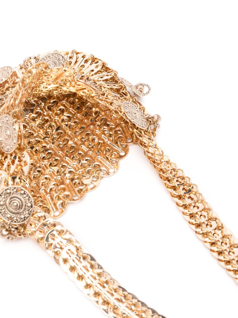 Gold-tone Chainmail Shoulder Bag