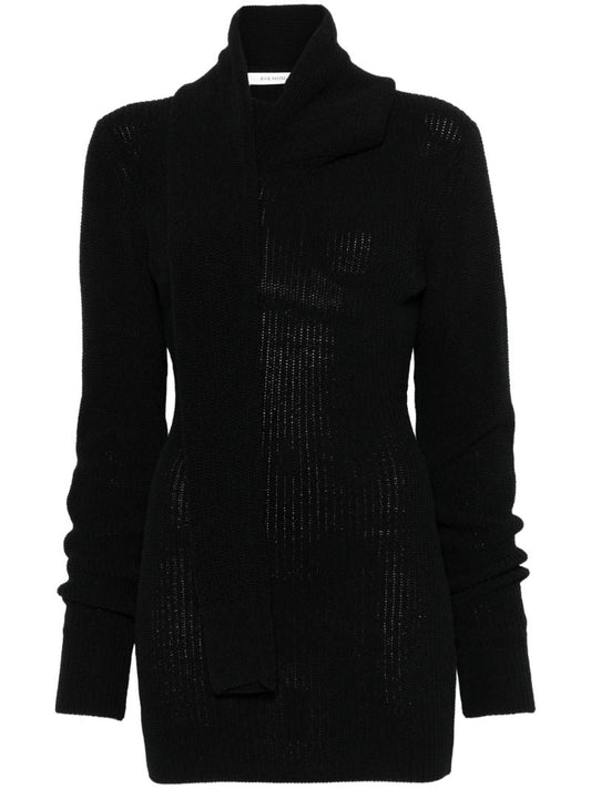 Black Chunky-knit Dress