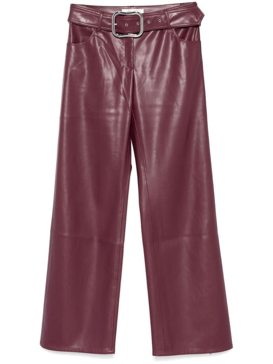 Red Leather Trousers