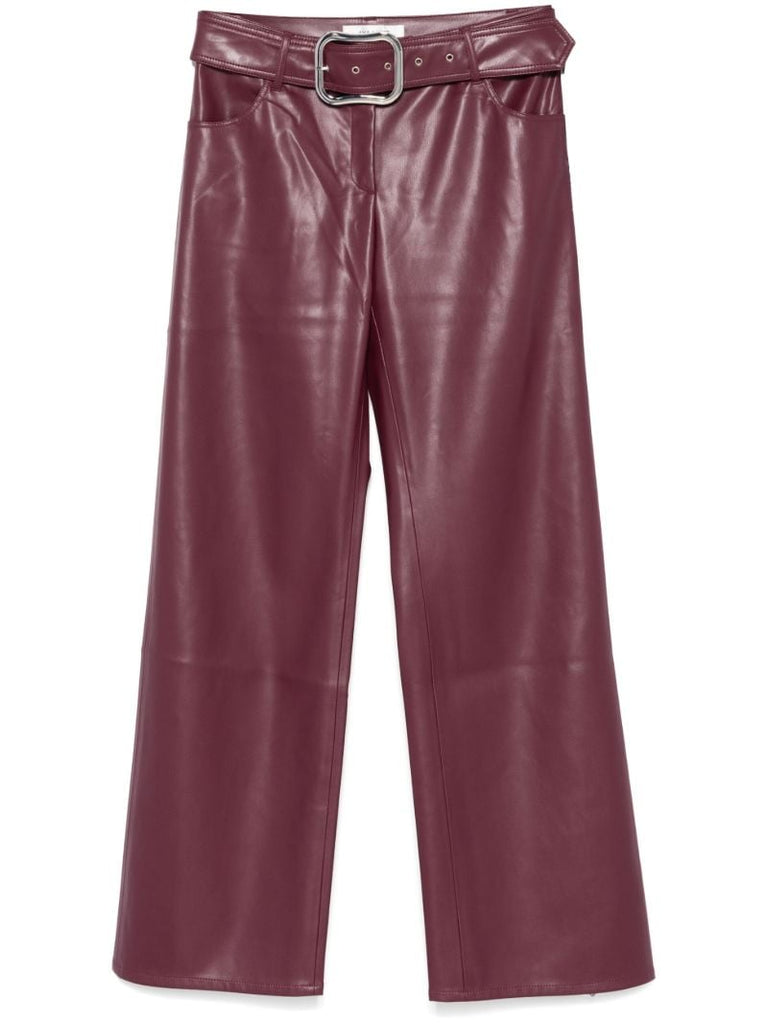 Red Leather Trousers