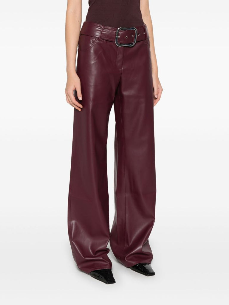 Red Leather Trousers