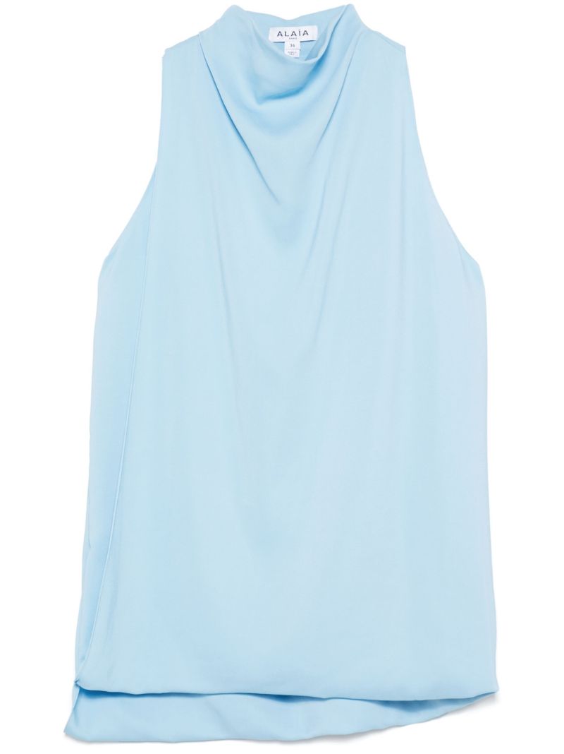 Blue Layered Blouse