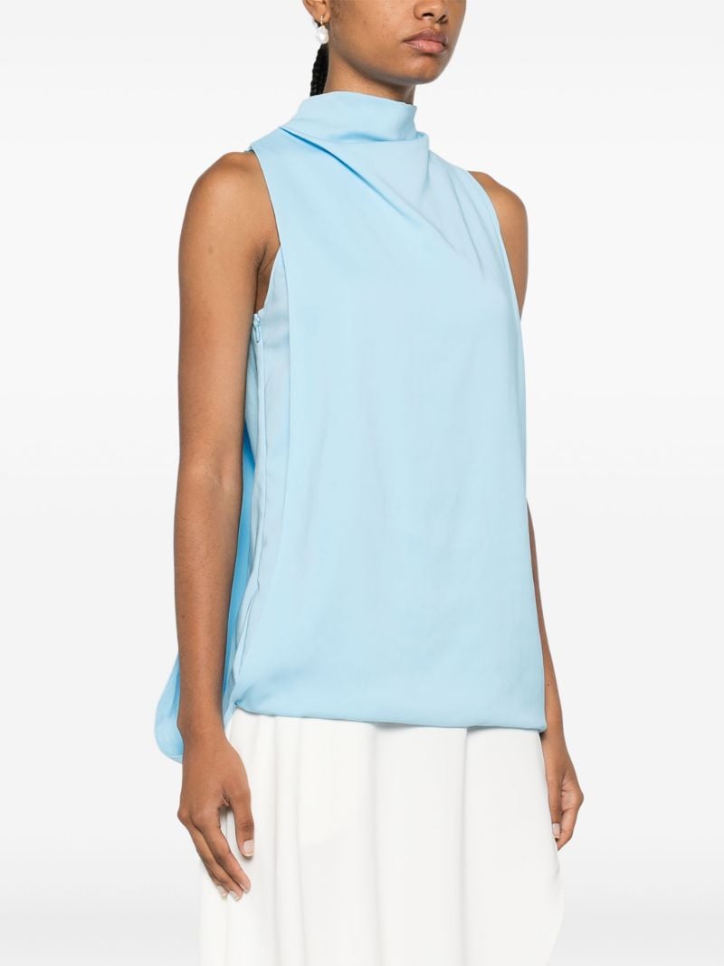 Blue Layered Blouse