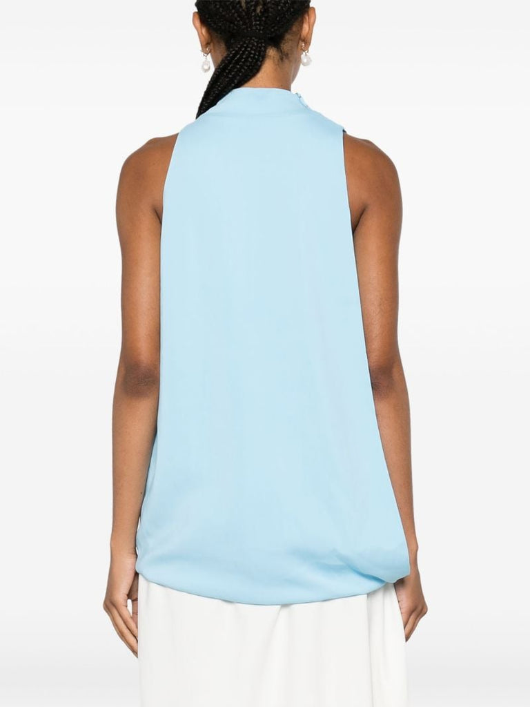 Blue Layered Blouse