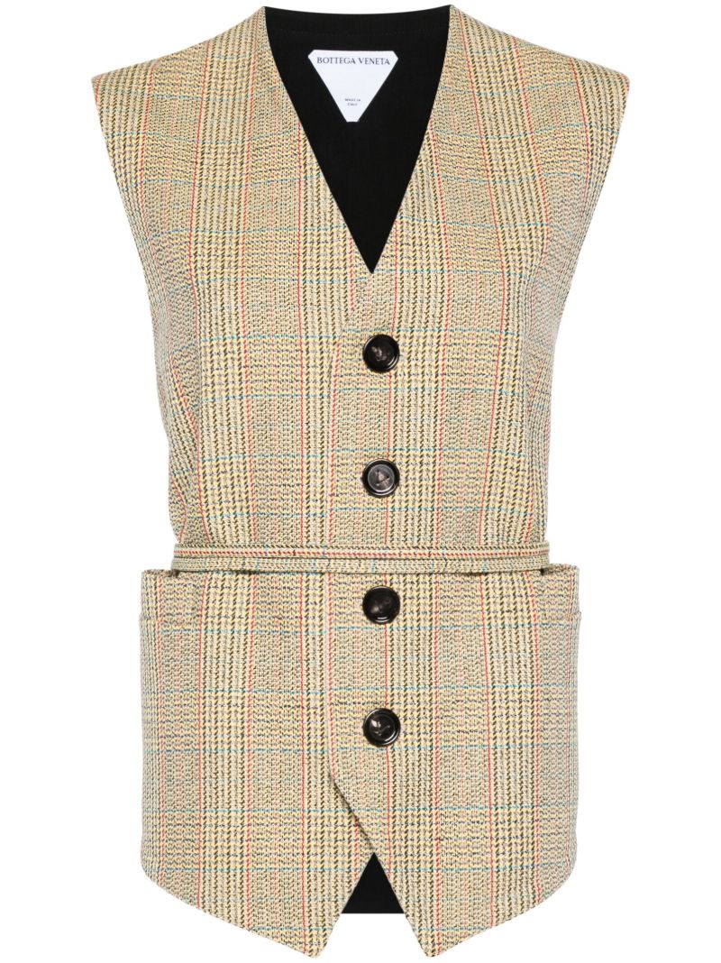 Neutral Prince of Wales Waistcoat