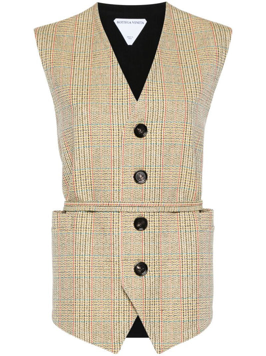 Neutral Prince of Wales Waistcoat