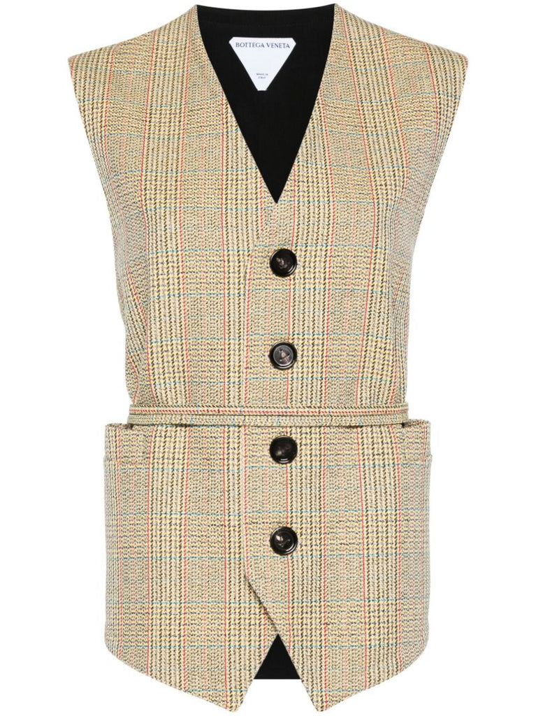 Neutral Prince of Wales Waistcoat