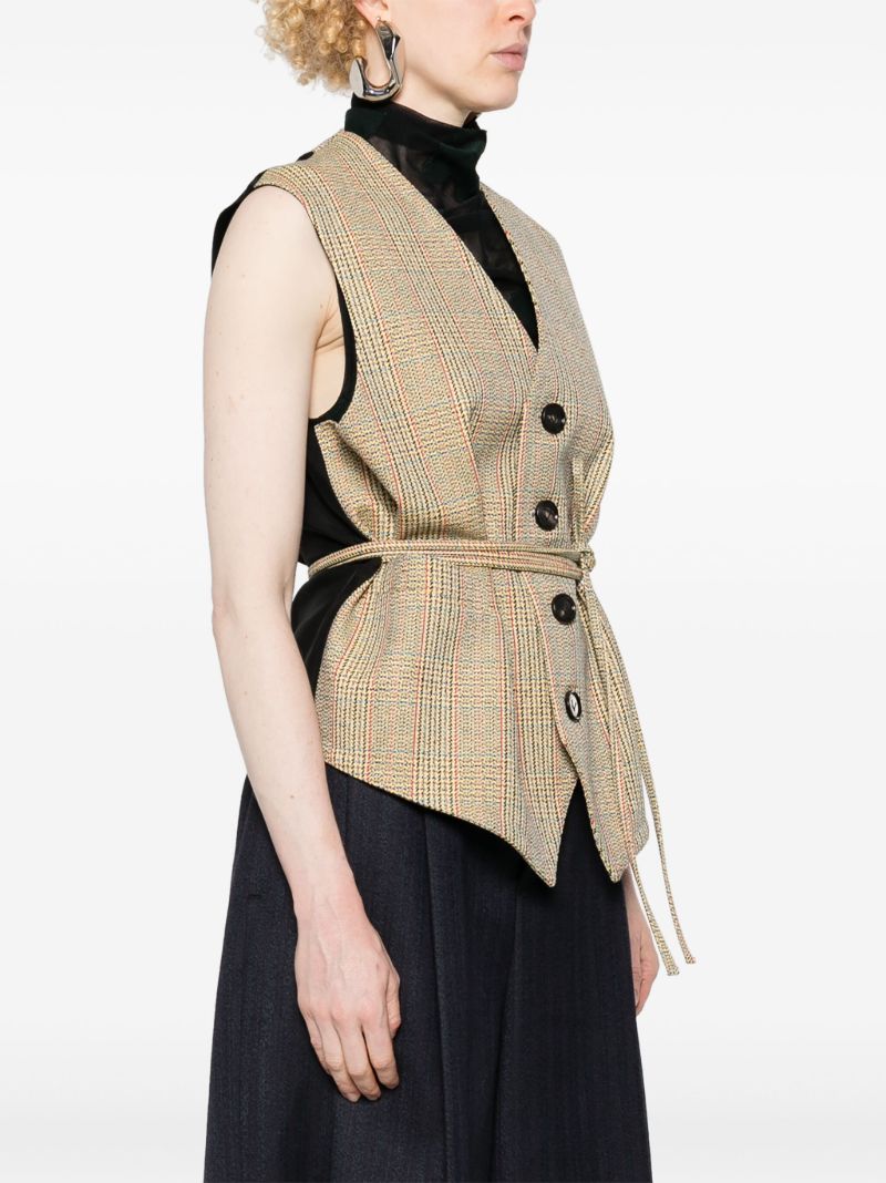 Neutral Prince of Wales Waistcoat