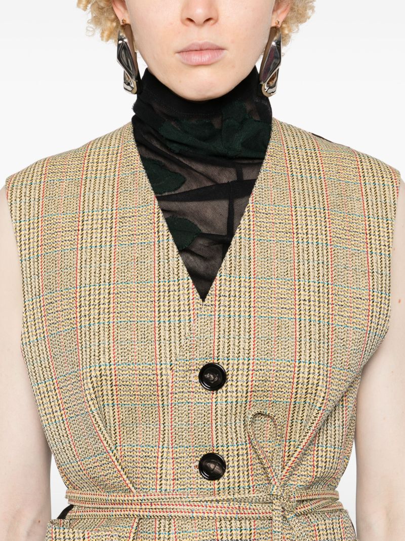 Neutral Prince of Wales Waistcoat