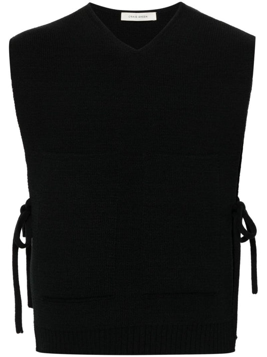 Tape Knit Vest